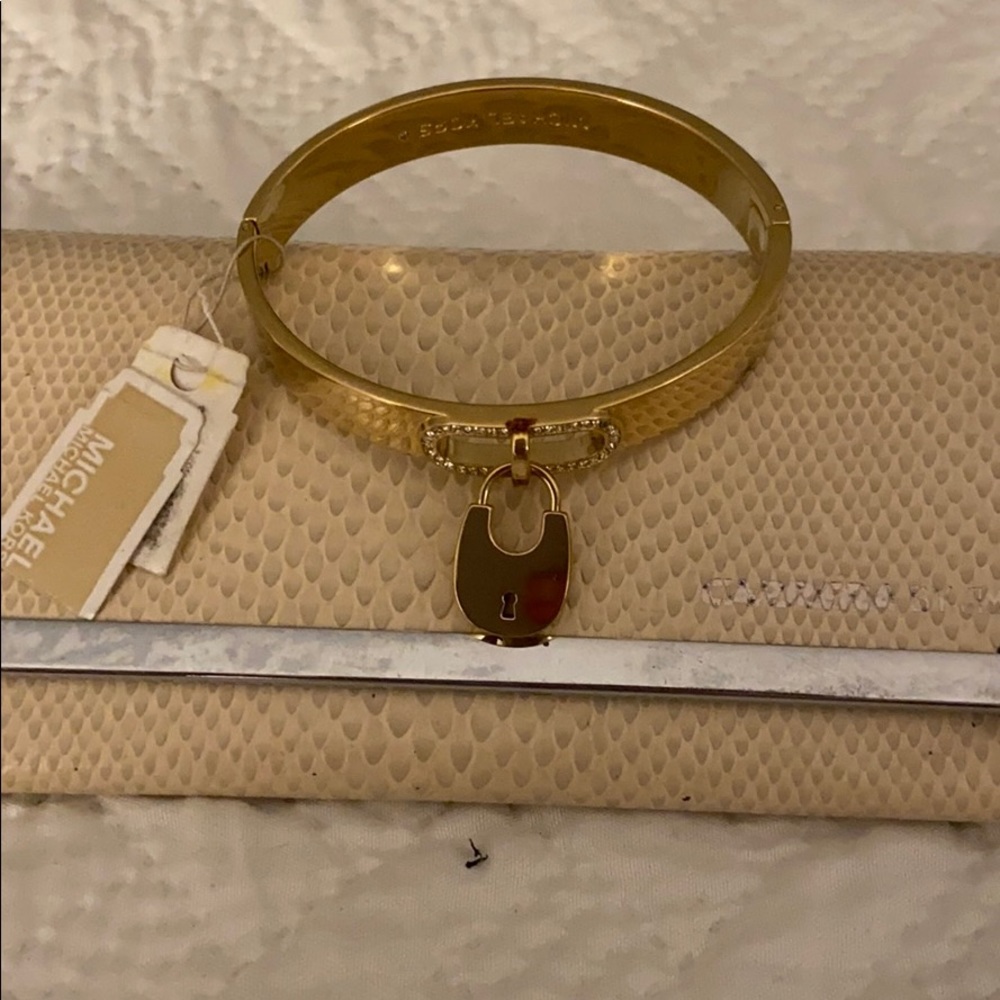 Michael Kors gold bangle bracelet